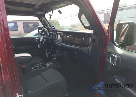 2021 Jeep Wrangler Unlimited Sport Altitude 4X4 из США, поврежденный, VIN 1C4HJXDG9MW677177